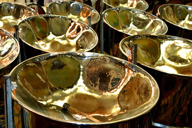Live Steel Drums & Street Food Experience! - What the live steelpan session feels like