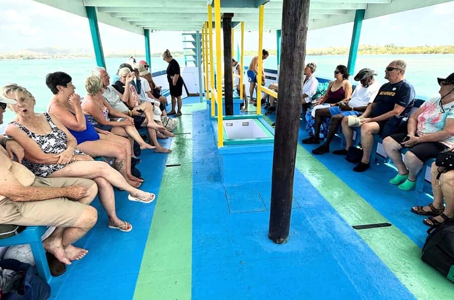 Tobago: Buccoo Reef Marine Park Glass Bottom Boat Tour - What the crew adds to the experience